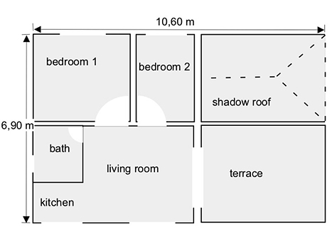 Beach house Uruguay | ground plan