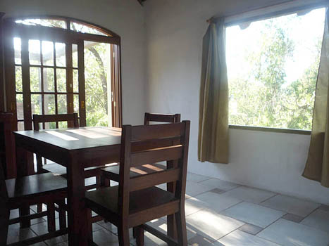 Casa alquiler temporario comedor